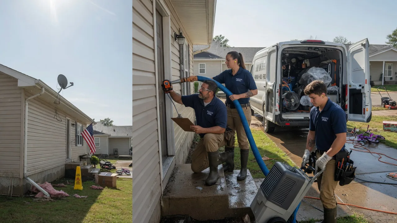 Ceiling Water Damage Restoration in Fleming, CO near me